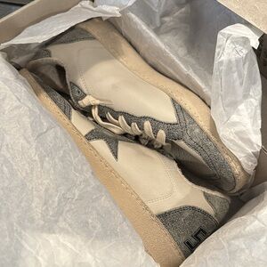 Golden Goose Ball Star Leather & Suede Sneaker Women’s Size 8 NWT